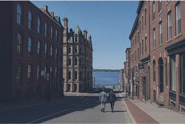 Saint John New Brunswick Street Scene